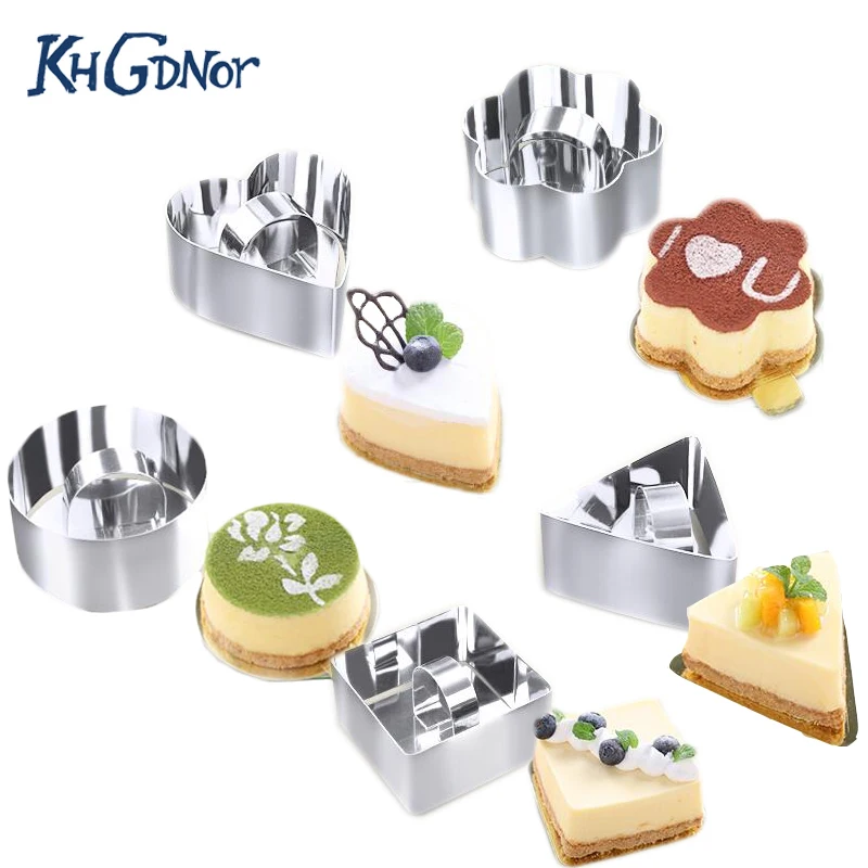 Buy DIY Mousse Mold Cupcake Cake Mold Ring Square