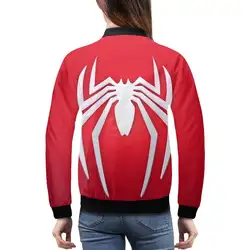 Человек паук Мстители 3D печатных для женщин куртка уличная harajuku sudadera chaqueta mujer veste femme манто hiver riverdale
