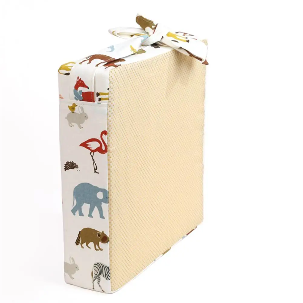 Beli Anak anak Cetak Kursi Tinggi Meningkatkan Bantal Kamar Bayi Katun dan Linen Anti Selip Meningkatkan Desain Kursi Makan Bantal