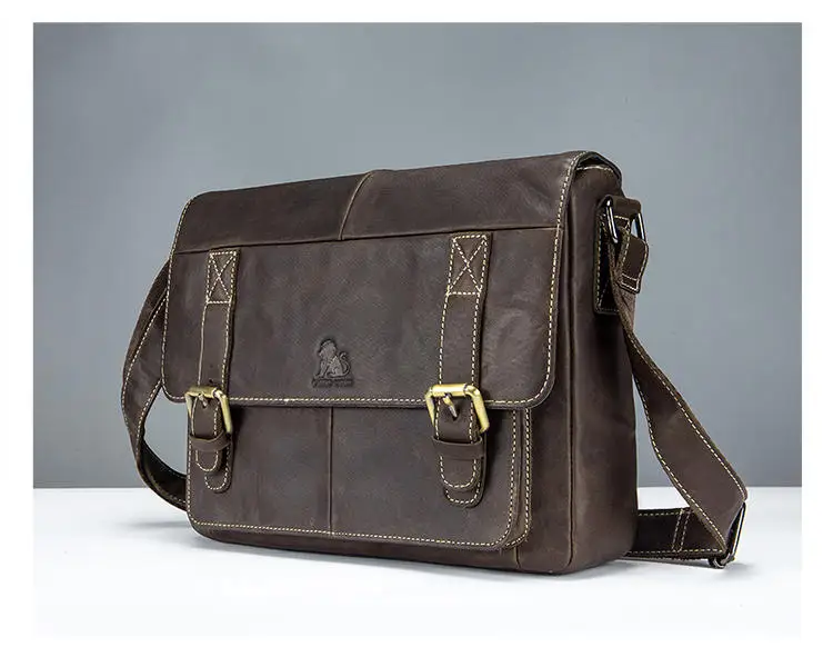 Мужские портфели из натуральной кожи, ретро сумки-мессенджеры, модные сумки через плечо для Ipad, мужские деловые сумки на плечо, подарок для путешествий