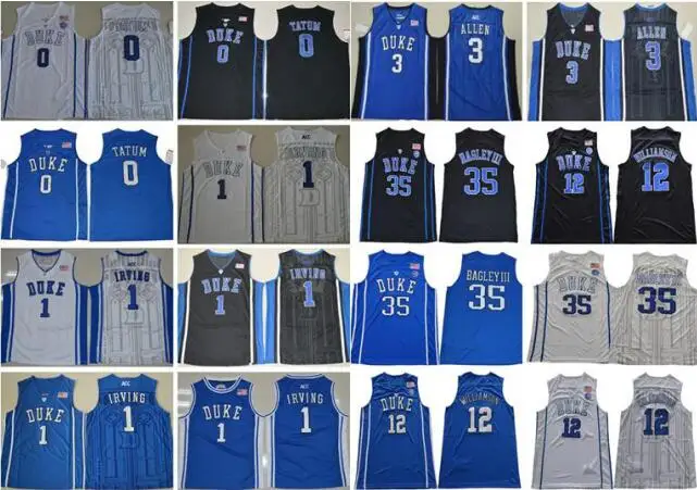 

Dwayne 0 Jayson Tatum College Jersey Duke Blue Devils Garyson Allen Kyrie Irving Marvin Bagley III WINSLOW Basketball Jerseys