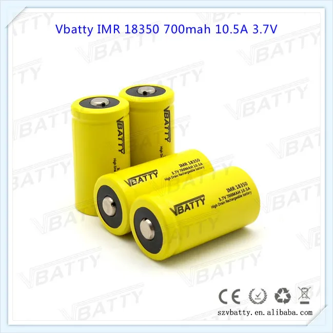 18350 700mah 3.7V 6