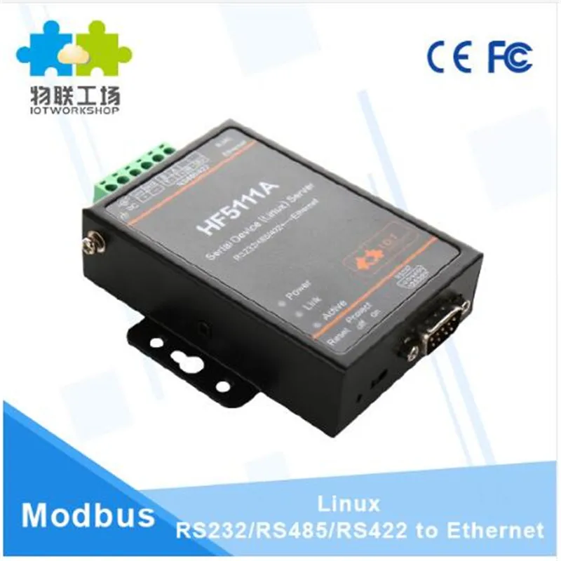 Модуль Wifi 5111A RJ45 RS232/485/422 к Ethernet Linux последовательный порт конвертер устройство