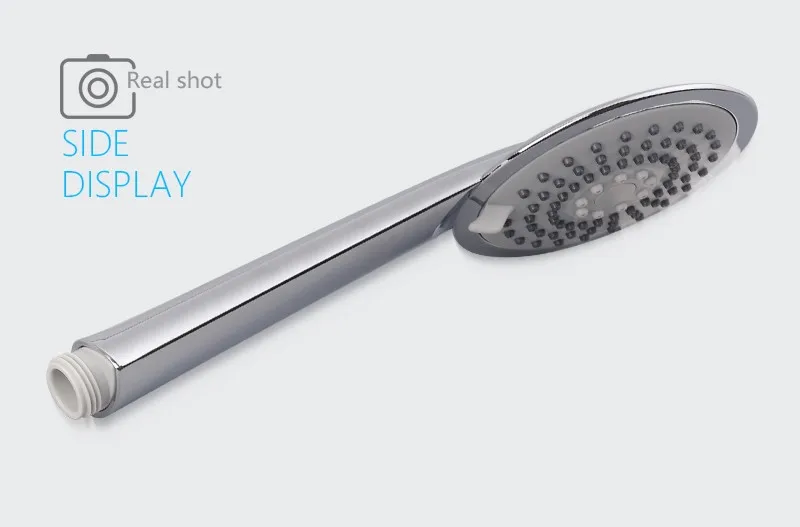 Hand Shower Head,3 Function Chuveiro Douchekop,Mist Showerheads,Multi-Function Three Water Round Handheld Shower Sprayer (12)