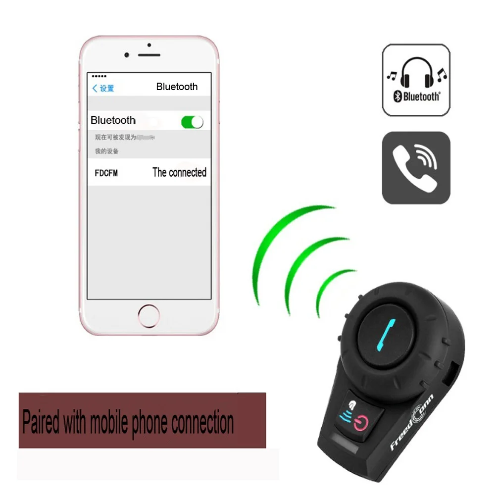 FreedConn FDCVB Bluetooth гарнитура для мотоциклетного шлема Intercomunicador Moto Interphone Intercom Motorrad 500 м gps