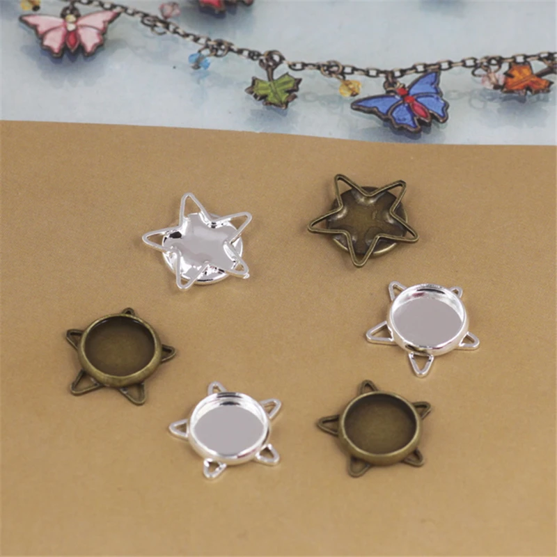 Aliexpress.com : Buy 20Pcs Cameo Cabochon Setting 10mm Antique Bronze