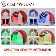 Домашнее использование светодиодный фотон лампа для светотерапии за кожей лица Красота spa ФДТ маска для стягивания кожи омоложение акне прибор для устранения морщин