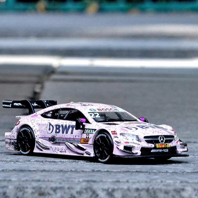 RMZ городской автомобиль benz 1:43 весы литая под давлением игрушка модель DTM C Class AMG