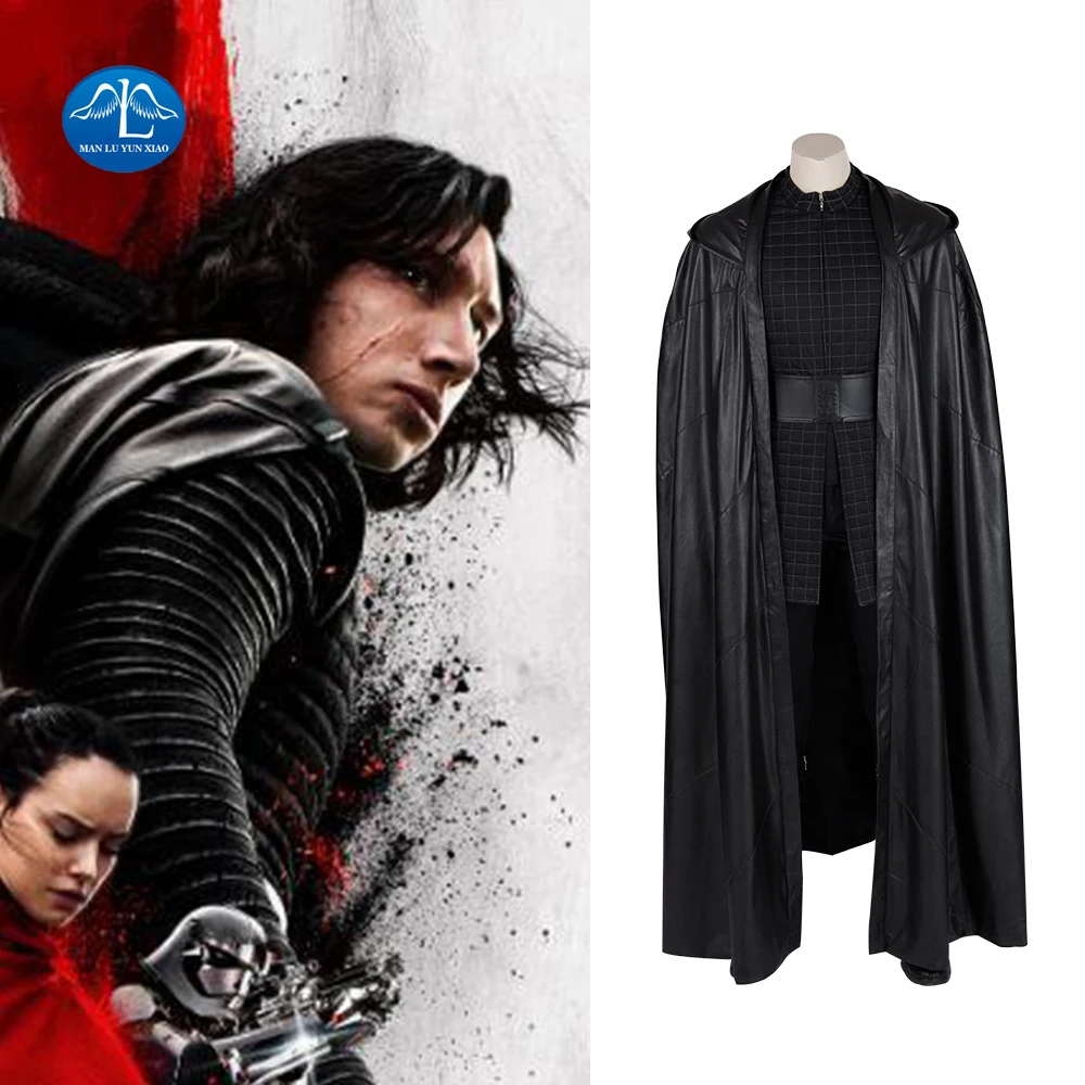 

Manluyunxiao Kylo Ren Cosplay Star Wars 9 The Rise of Skywalker Costume Adult Men Movie Superhero Halloween Boots Ben Solo