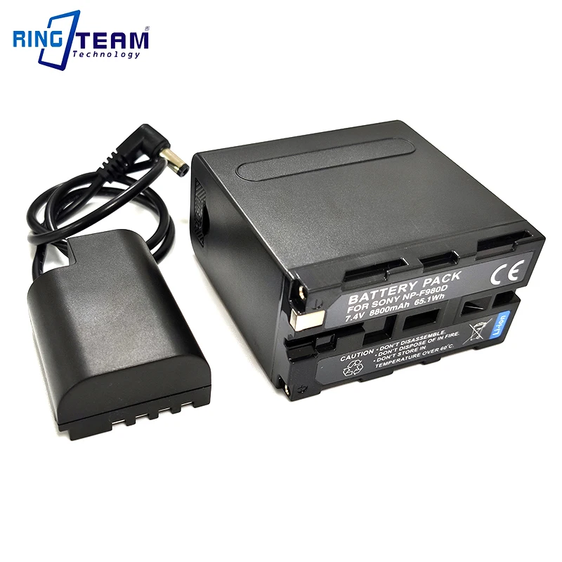 Аккумулятор NPF 8800 мАч батарея DMW BLF19E DCC12 DC муфта для камер Panasonic DMC и G9 NP F980D GH3 GH4 GH5s с
