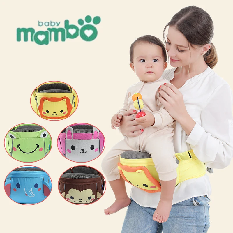 

Baby Carrier For Newborn Waist Stool Kangaroo Infant Hip Seat Baby Sling Equipped With For Children Cartoon Multi Breathable