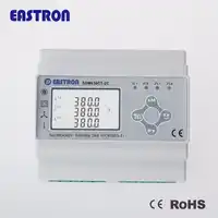 SDM630MCT-2C, 1/5A CT connected, Dual Input Multifunction Power Meter for Lighting and Power, RS485 Modbus RTU,CE Approved