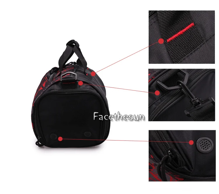 Womens mens travel gym sport bag DP7741-10