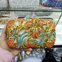 Вечерний роскошный ридикюль в горошек с кристаллами, женская вечерняя сумочка, клатч для выпускного вечера, свадебная сумка, женские кожаные сумки, с фабрики 88252