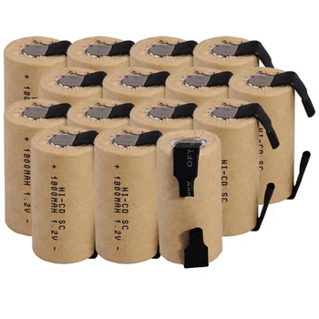 

Lowest price 15 piece SC battery 1.2v batteries rechargeable 1800mAh nicd battery for power tools akkumulator