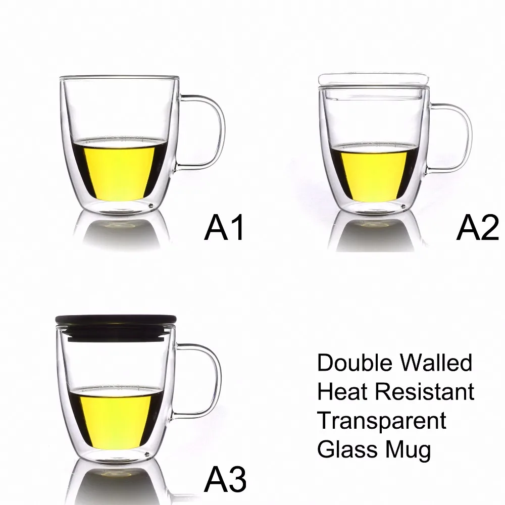 clear mugs double wall