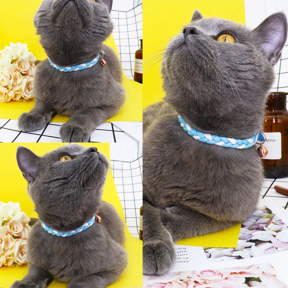 Fashion Cat Collar Personalized Puppy Cat Collar For Small Dogs Pet Custom Kitten Nameplate Collar Cat Accessories with Bell Fashion Cat Collar Personalized Puppy Cat Collar For Small Dogs Pet Custom Kitten Nameplate Collar Cat Accessories with Bell