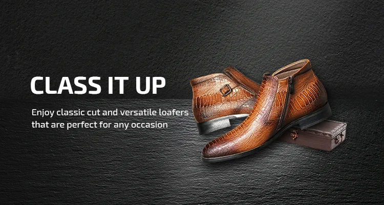 Class it up: Men shoes. Enjoy classic cut and versatile loafers that are perfect for any occasion.