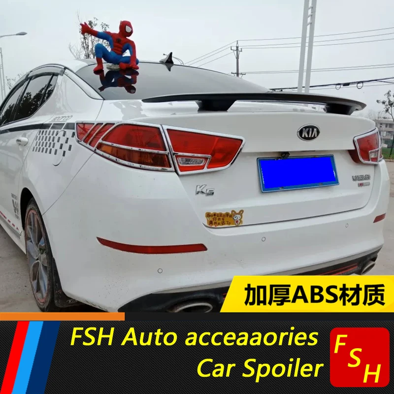 

For Kia Optima K5 Spoiler High Quality ABS Material Car Rear Wing Primer Color Rear Spoiler For Kia Optima Spoiler GT 2011-2018