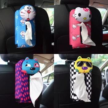 

Catoon Cute Creative Car Room Sofa Tissue Cover Storage Box Container Cloth Tissue Box Hanging Napkin Holder Paper Bag Case