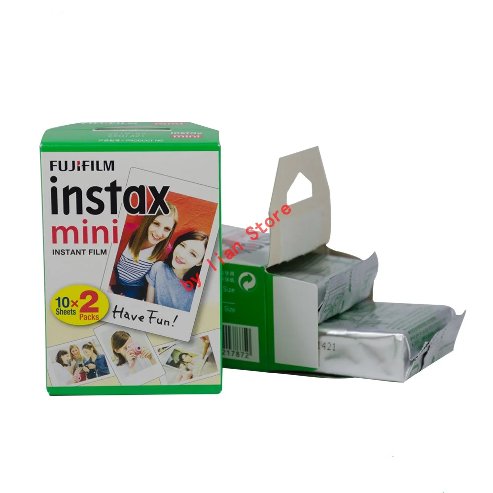 Пленка для камеры Fujifilm Instax mini 40 листов белая краевая 3 дюймовая мини пленка
