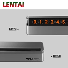 LENTAI, новая автомобильная парковочная карта, номер телефона, скрытая пластина для Volvo и Toyota Chevrolet cruze Opel astra h Nissan qashqai peugeot 307