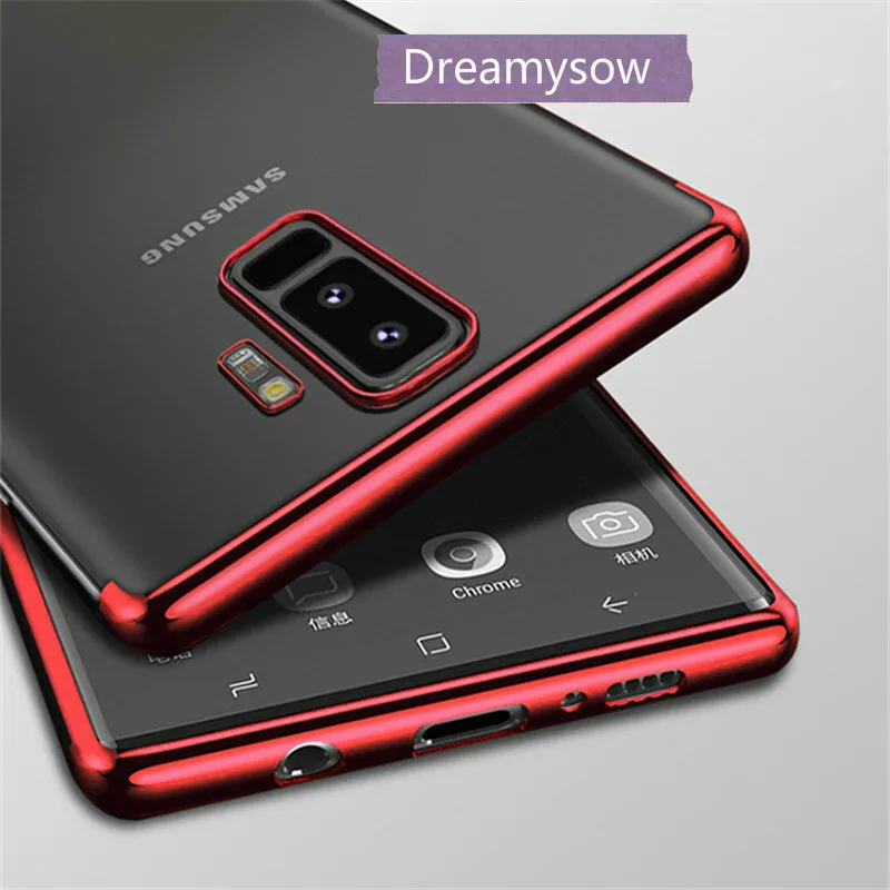 

Electroplate Plating Soft TPU Case For Samsung Galaxy S9/S8 Plus S7 Edge S6 Edge Note8 Note5 A3 A5 A7 J3 J5 J7 Prime A310 J500