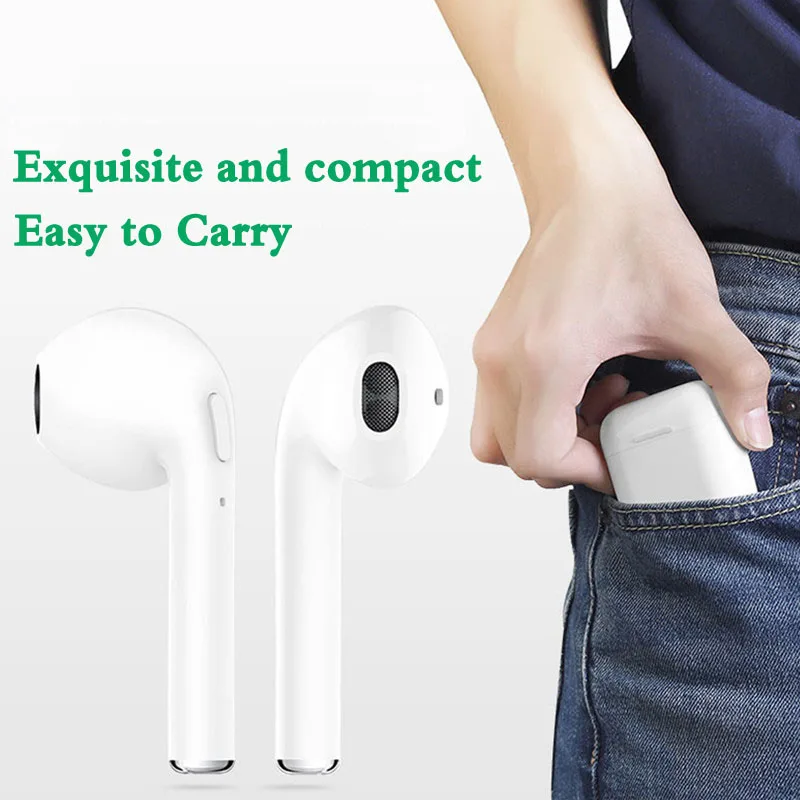  i7S TWS Earphone Wireless Bluetooth Headset Sport Music Earbuds Earphones for iphone X 8 7 6 S Plus IOS Android Smartphones