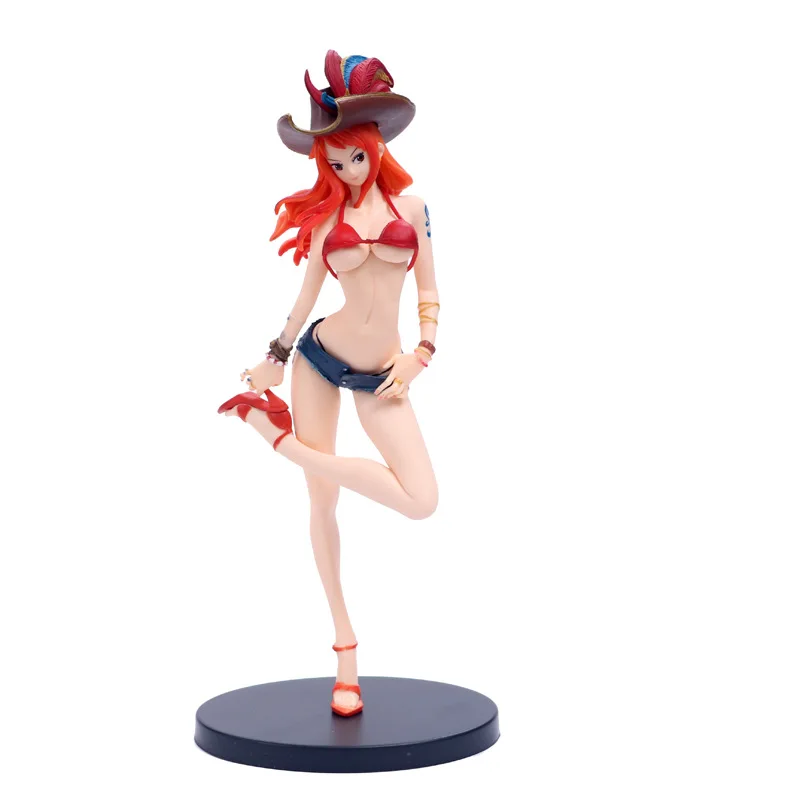 

Anime One Piece Flag Diamond Ship Nami Sexy Girls PVC Action Figure Collectible Model Toys Doll Brinquedos 24cm
