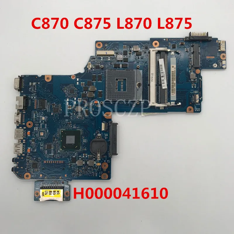 Материнская плата для ноутбука C870 C875 L870 L875 S875 H000041610 HM70 DDR3 100% полное тестирование |