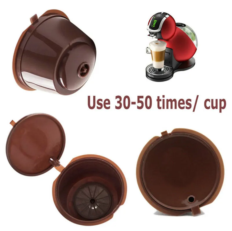 2 шт./партия 3 шт. многоразового Dolce Gusto Кофе Капсула Nescafe dolce Gusto многоразового пользования combinacapsule капсулы с 1 шт. ложка вкус сладкого