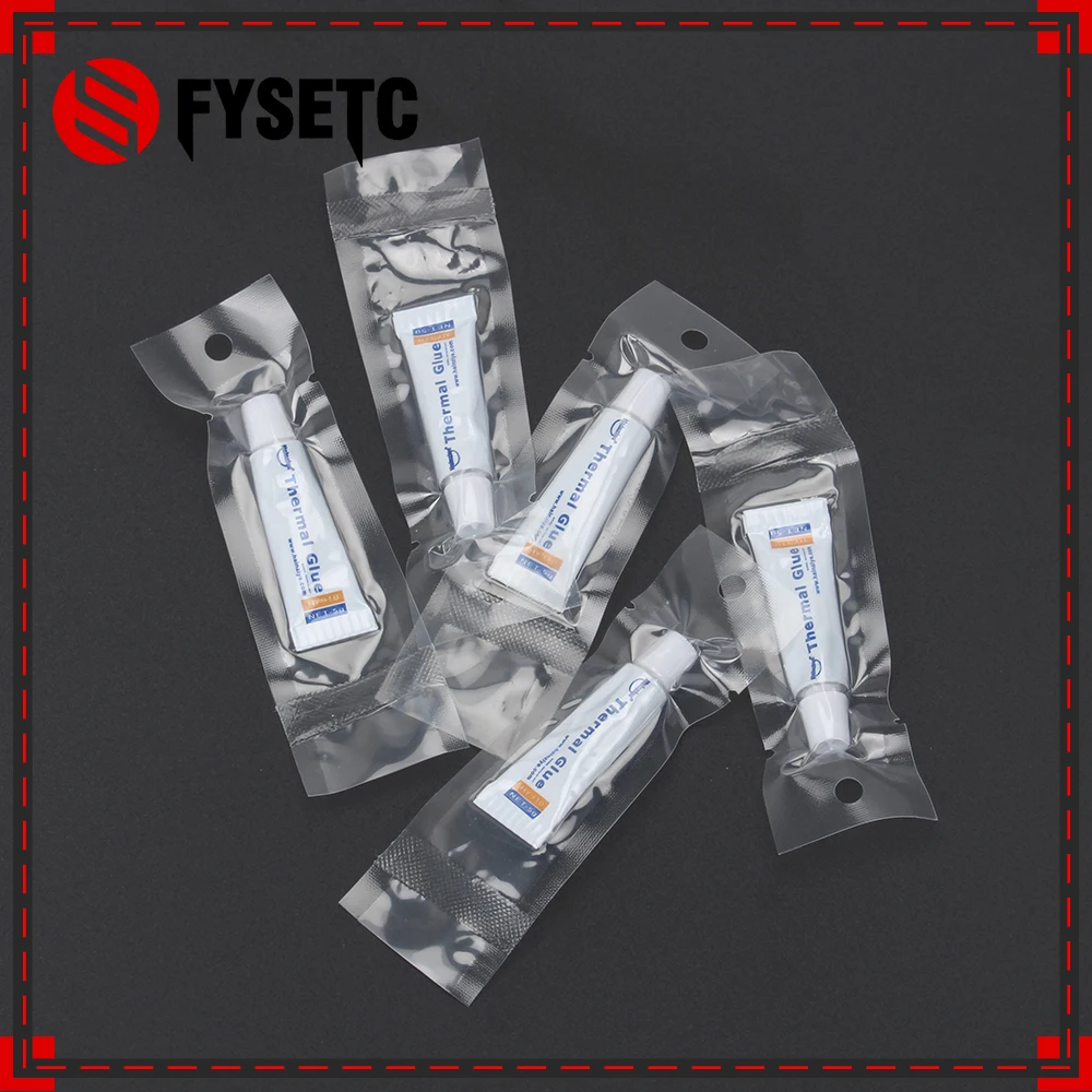 

2Pcs Heatsink Plaster CPU GPU Thermal Silicone Adhesive Cooling Paste Strong Adhesive Compound Glue EU ROHS For Heat Sink Sticky