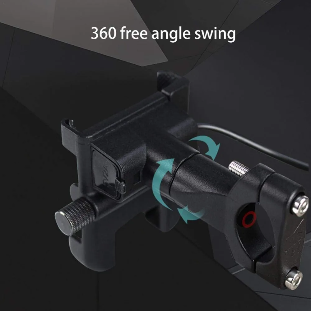 Motorcycle rechargeable aluminum alloy  phone holder bracket 6