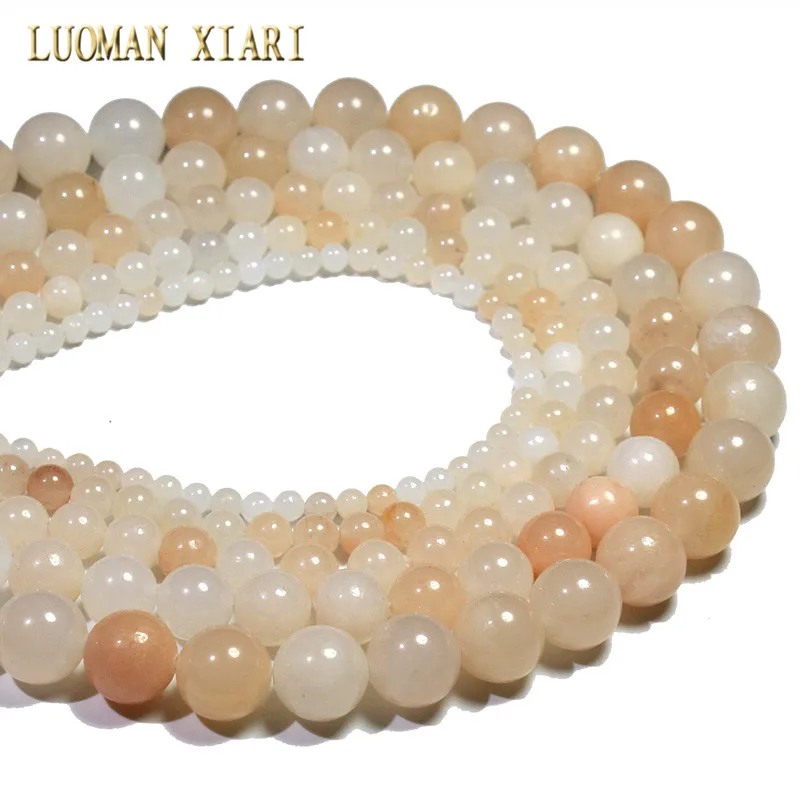 

Wholesale Natural Light Pink Aventurine Stone Round Beads For Jewelry Making DIY Bracelet Necklace 4/6/8/10 /12 mm Strand 15''