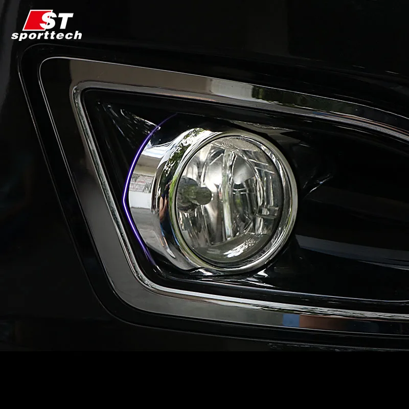 Car Styling Fog Light Cover Styling For Ford Edge Head Fog Lamp Trim