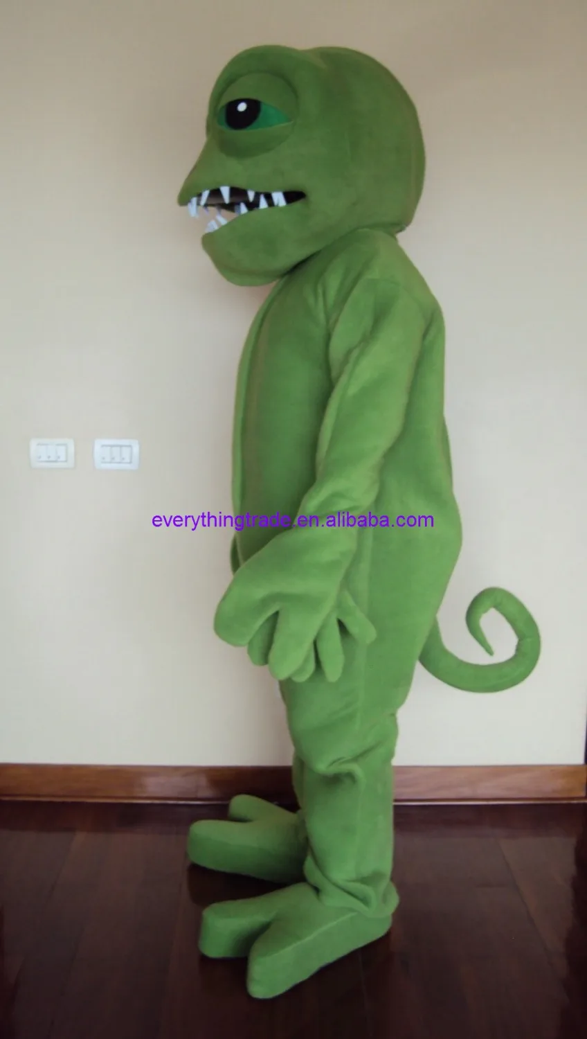 

Hot sale Foam Cartoon Character Adult CHAMALEON LIZARD Mascot Costume Fancy Dress Halloween party costume