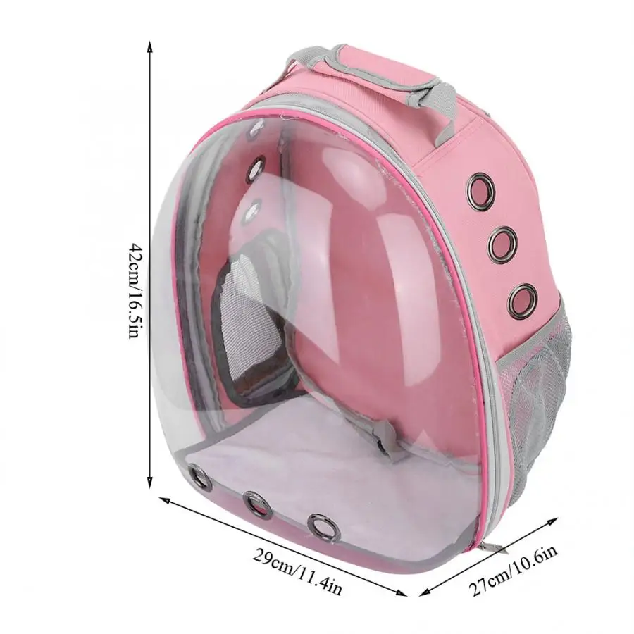 Красивая дышащая сумка для кошек, переносная сумка для путешествий на открытом воздухе, рюкзак для щенков, прозрачная сумка для кошек