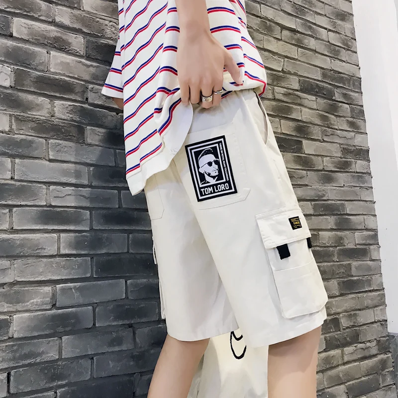 Высококачественные мужские пляжные шорты летние новые модные рабочие стильные мужские шорты кэжуал тренд дикие шорты