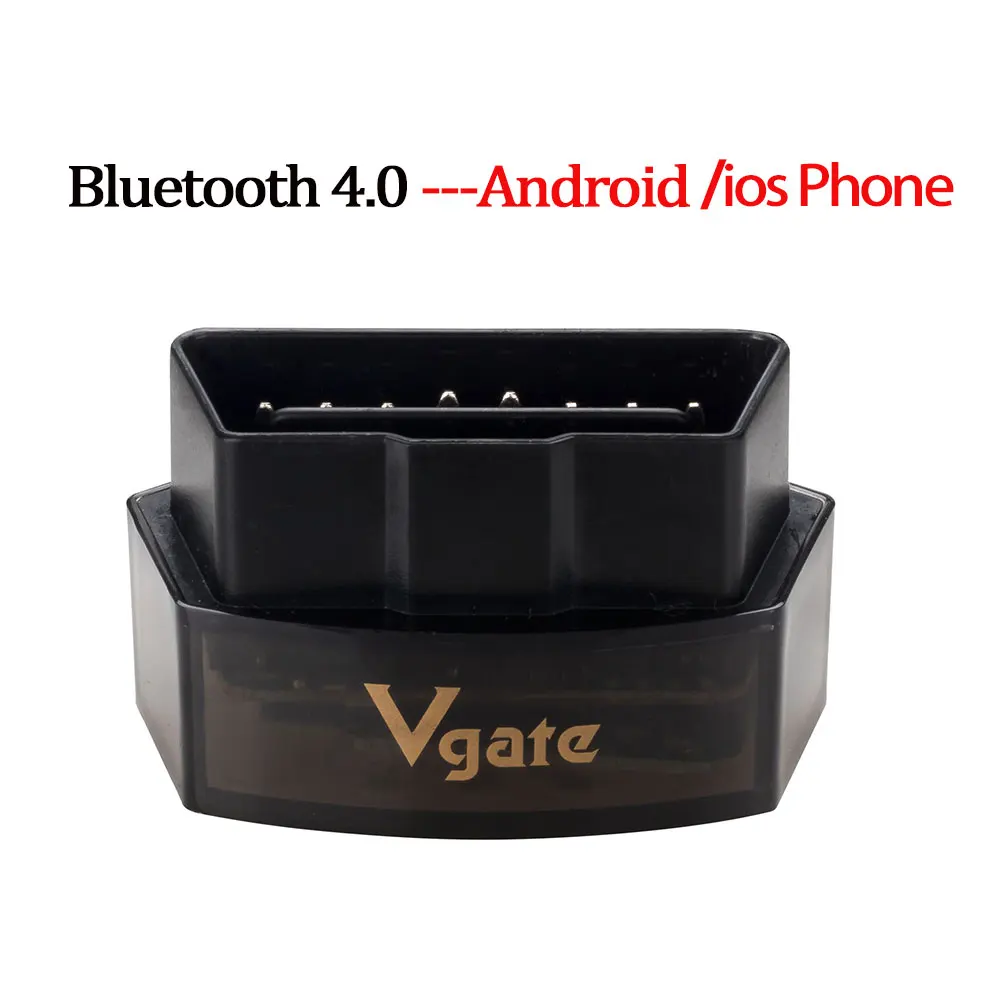 Vgate ELM327 ICar Pro Bluetooth 4,0/3,0/wifi OBD 2 сканер для Android/IOS автомобильный диагностический инструмент ELM327 Bluetooth/wifi считыватель кодов - Цвет: Bluetooth 4.0