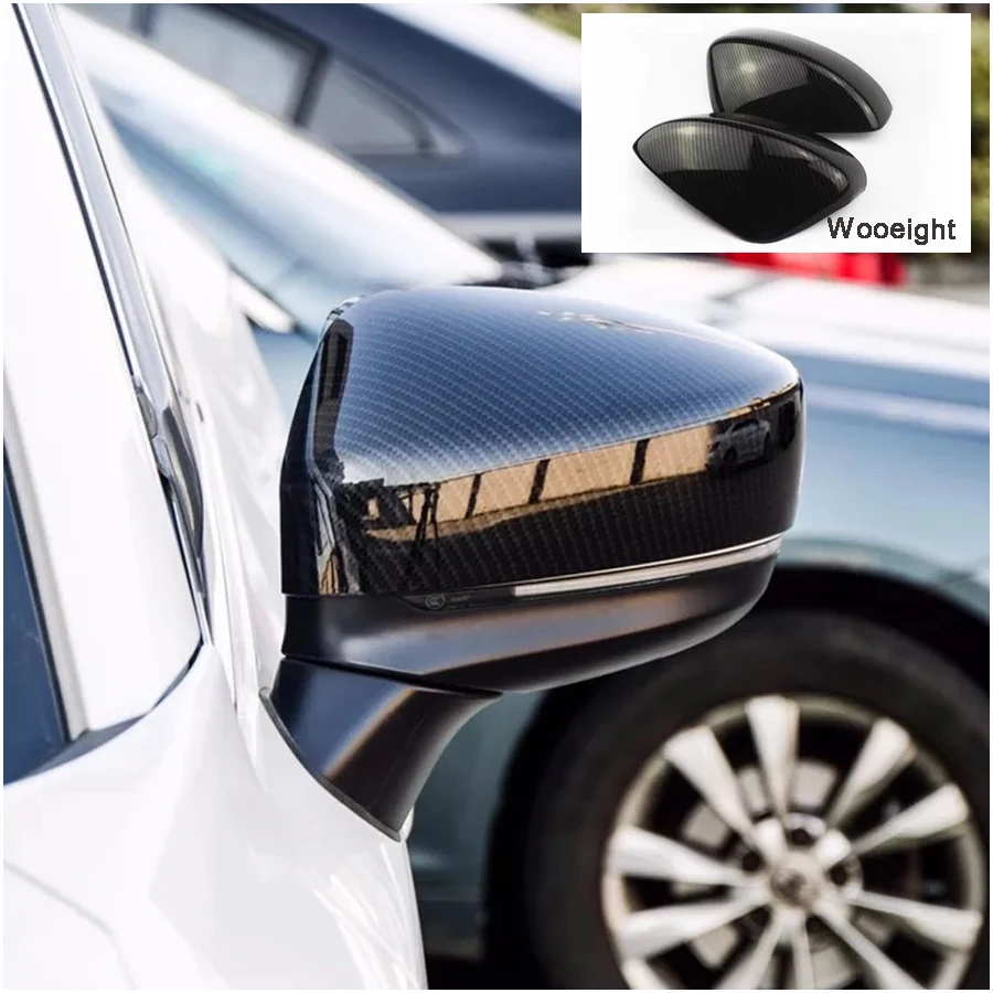 2Pcs For Mazda CX-5 CX5 2017 2018 Sport Carbon Fiber Door Side Rearview Mirror Cover Trim Decoration Frame (5)
