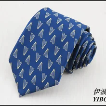 Мужской галстук/желтый треугольный узор дизайн/полиэстер/темно-синий мода досуг деловые галстуки