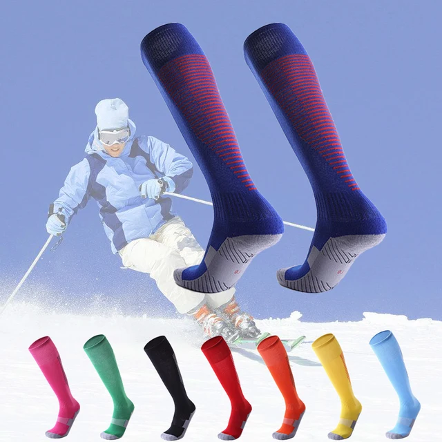 US $2.99 Professional Winter Sports Skiing Socks Men Women Thermal Ski Long Sock Outdoor MTB Cycling Running