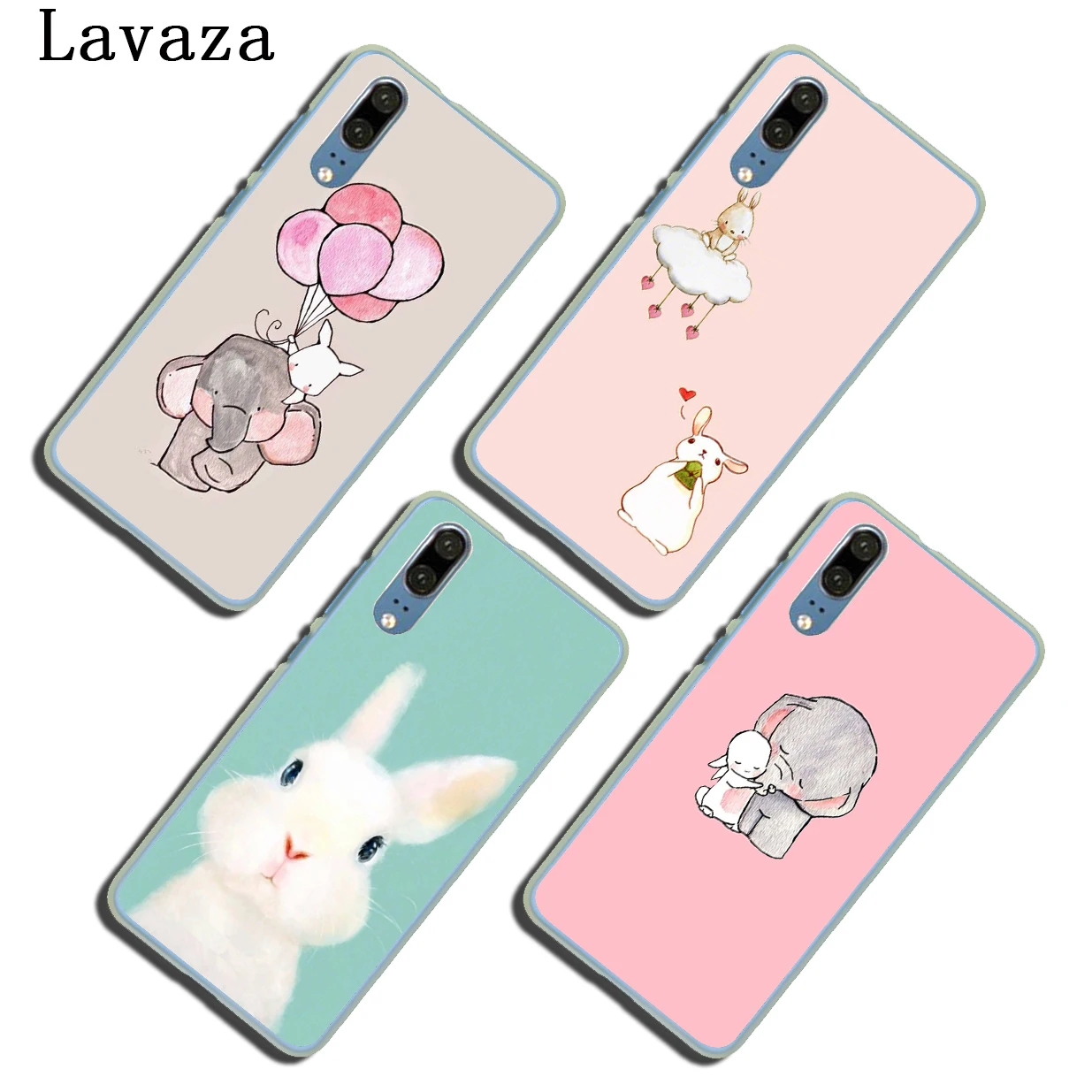 Lavaza милый слон чехол для телефона с кроликом Huawei P30 P20 P9 P10 Plus P8 Mate 20 Pro Lite Mini 2016 2017 P