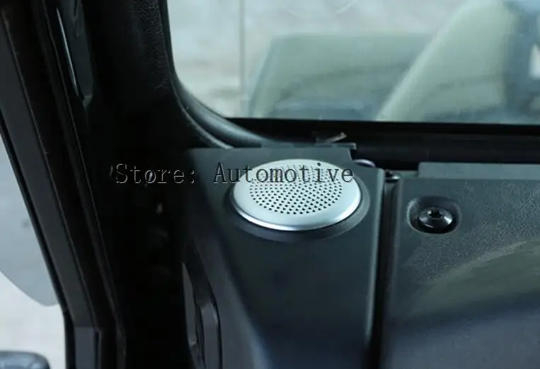 

For Land Rover Defender 110 For Jaguar XE/XF Car-Styling Dashboard Circular Speaker Cover Trim Stickers Alloy Accessory