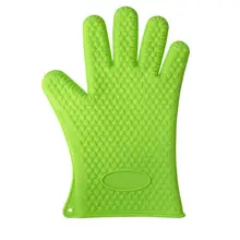 Силиконовые Духовка перчатки термостойкие Перчатка Духовка Пот Митт выпечки барбекю Пособия по кулинарии держатель Прихватки