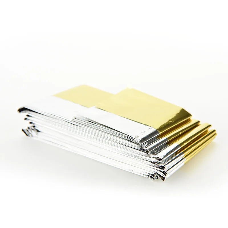 المواد العازلة مايلر الإسعافات الأولية بطانية بقاء مطرقة الطوارئ الإنقاذ للماء خيمة التخييم حصيرة 130*210 سنتيمتر المواد العازلة مايلر الإسعافات الأولية بطانية بقاء مطرقة الطوارئ الإنقاذ للماء خيمة التخييم حصيرة 130*210 سنتيمتر