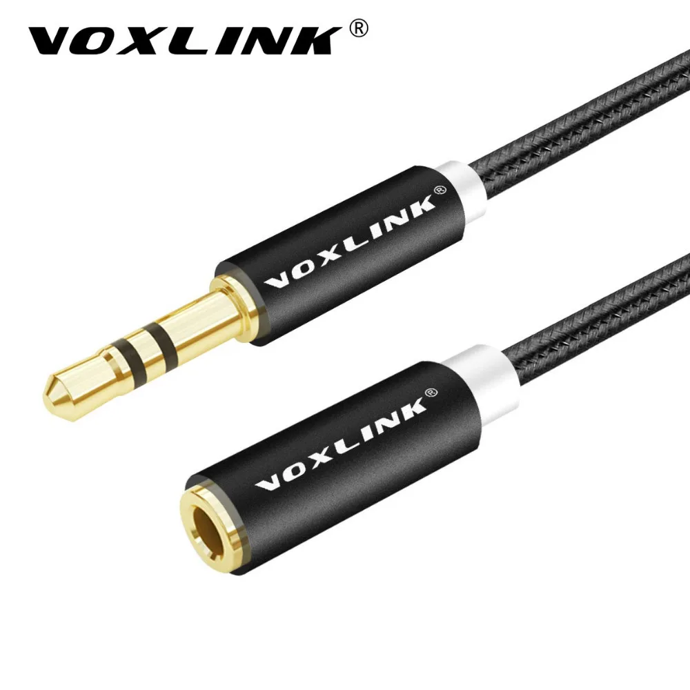 Voxlink Jack 3.5 мм Aux аудио кабель удлинитель мужчин и женщин AUX Аудиомагнитолы