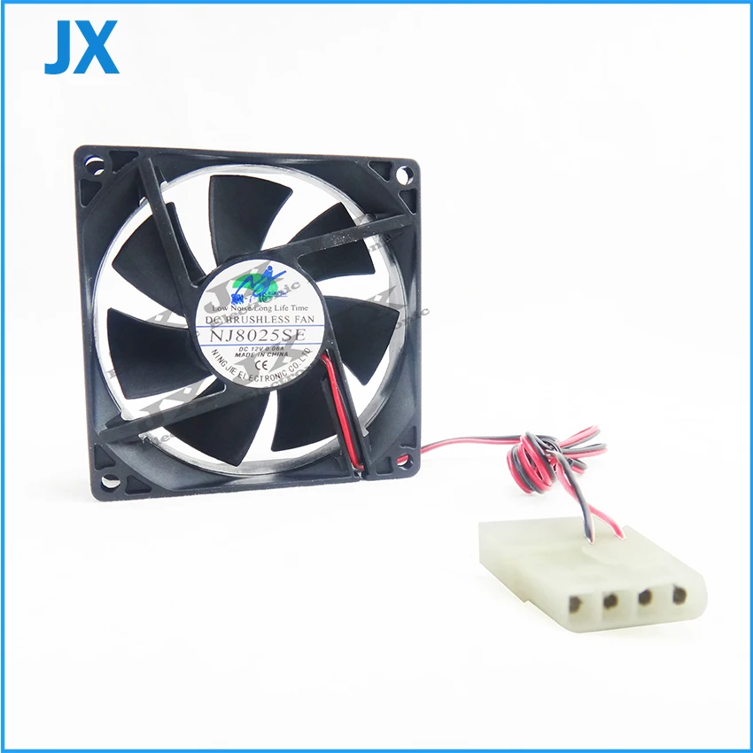 

4pin PC Computer Case Cooler 12V 8CM 80MM CPU Cooling Cooler Fan