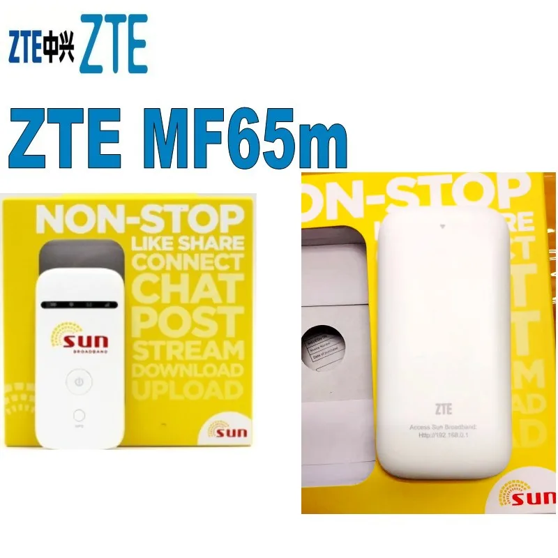 100 шт./лот разблокированный ZTE MF65 MF65M HSPA 21 6 Мбит/с Mifi маршрутизатор UMTS 2100 МГц