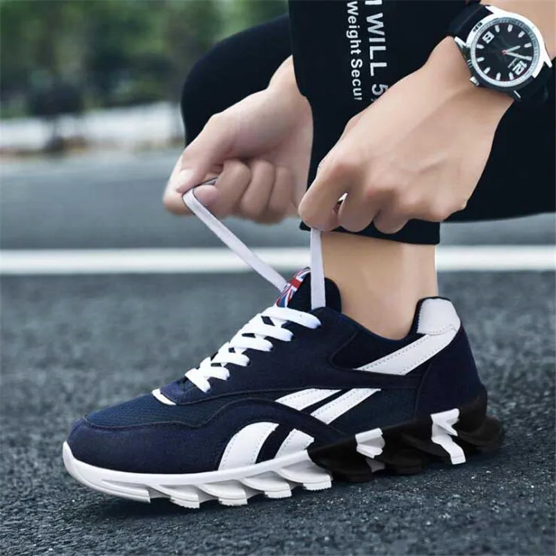 

2019 spring autumn casual men's sports style fashion trend running comfortable breathable mesh wear-resistant non-slip men shoes
